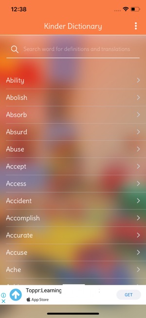 Kinder Dictionary(圖2)-速報App