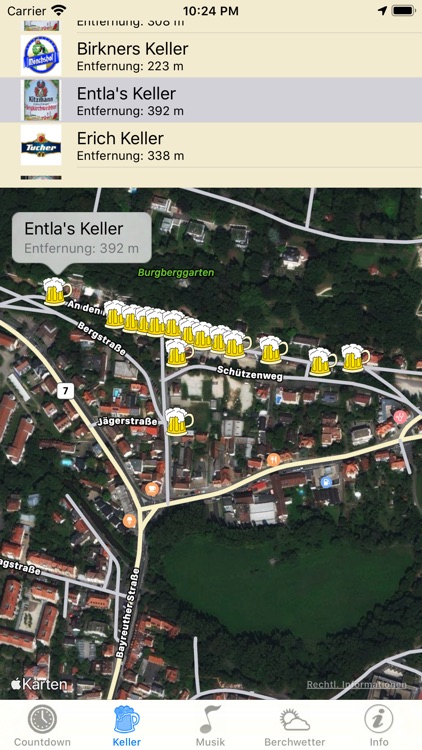 Bergkirchweih Erlangen - Timer