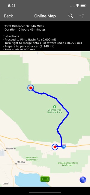 Joshua Tree National Park Map!(圖2)-速報App