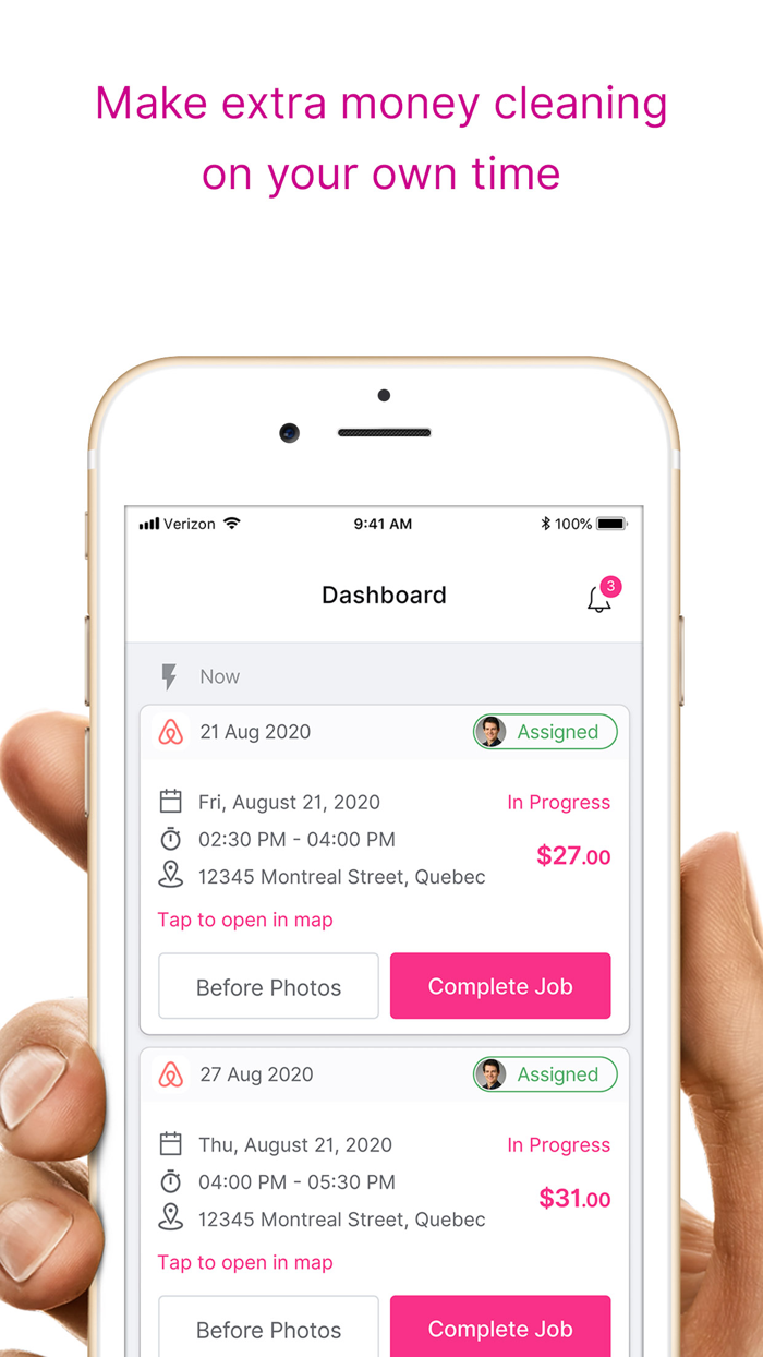 TIDY app For Cleaners Only