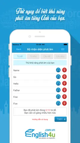 Game screenshot Học tiếng anh hiệu quả apk