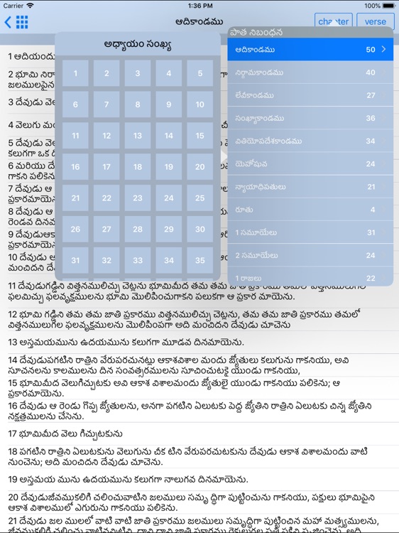 Telugu Bible Offline for iPad
