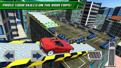Roof Jumping Stunt Driving Parking Simulator - Real Car Racing Test Sim Run Race Games Screenshot 5