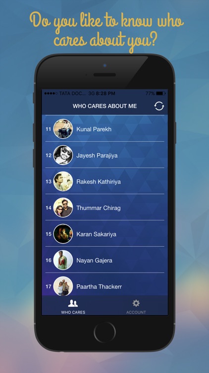 Who Cares Profile for Facebook