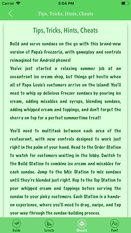 Guide For Papa's Series screenshot-4