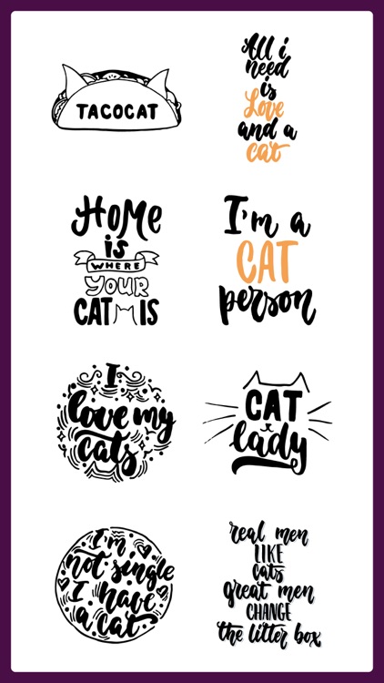 Grandma Cat Stickers Pack App