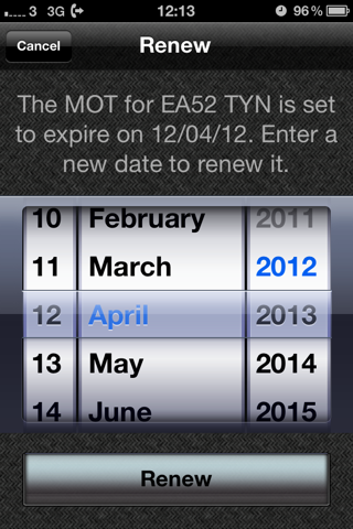 Car Calendar Reminders screenshot 3