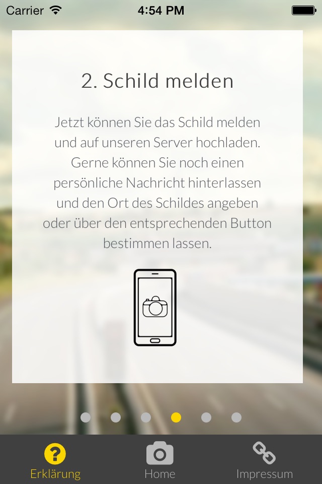 Schilder Melde-App screenshot 3