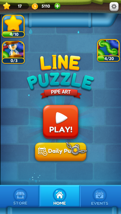 How to cancel & delete Line Puzzle: Pipe Art from iphone & ipad 1