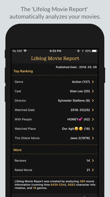 Lifelog Movies - Movie Diary screenshot-3