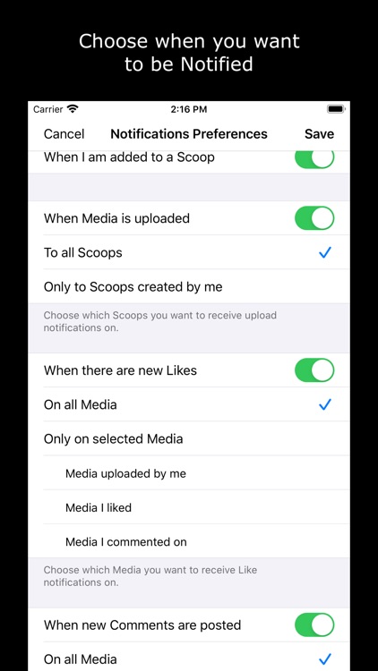 Scoops - Photo Sharing App screenshot-6