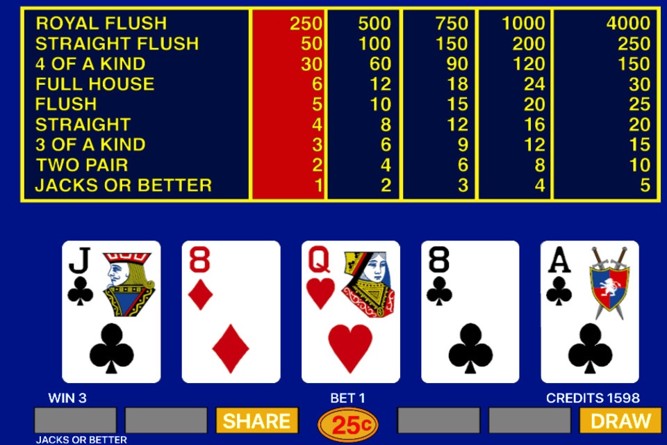 Video Poker - Poker Games screenshot 2