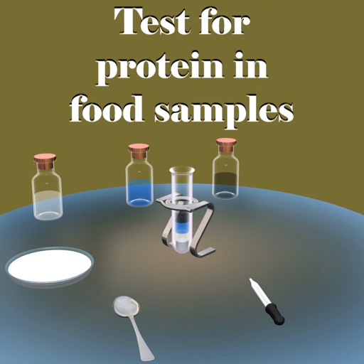 Test for protein in food