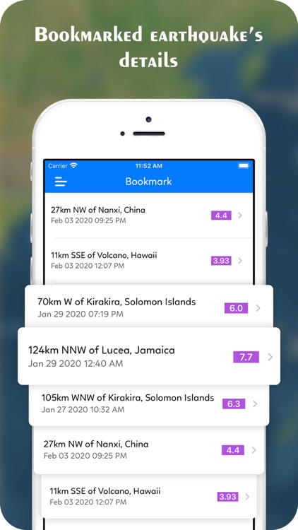 Earthquake Tracker on Map screenshot-4