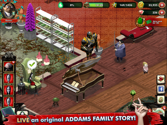 Addams Family: Mystery Mansion для iPad