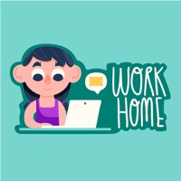 Work From Home Stickers! apk