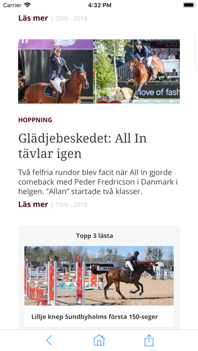Ridenews screenshot 2