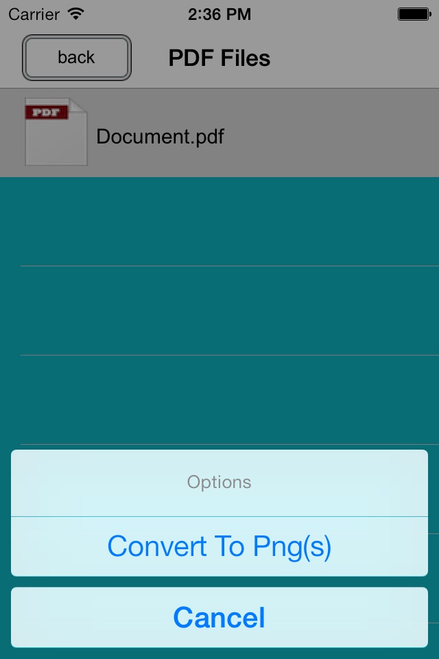 PDF To PNG Converter screenshot 3