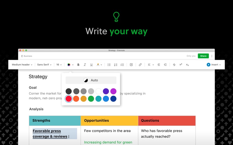 evernote essay editor