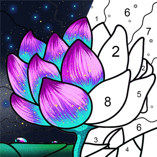 Paint by Number Coloring Games icon