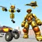 Get ready to play as super hero who can transform in multi robots hero