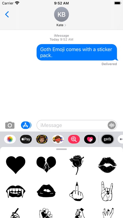 Goth Emoji
