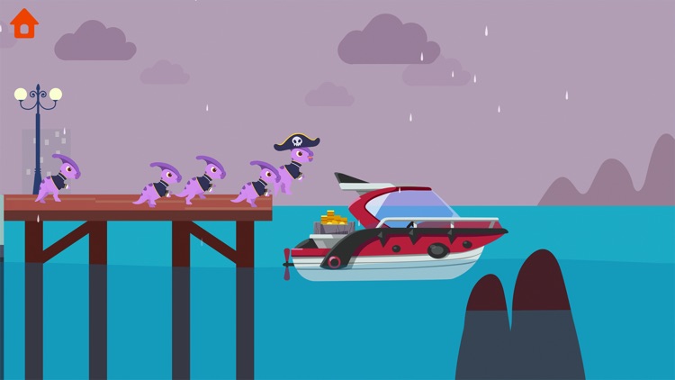 Dinosaur Police Car screenshot-3
