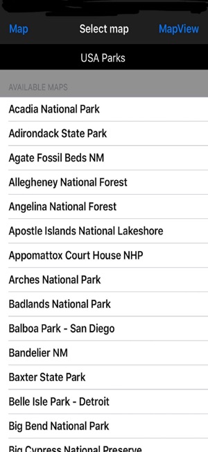 USA Parks & Forests GPS Maps(圖2)-速報App