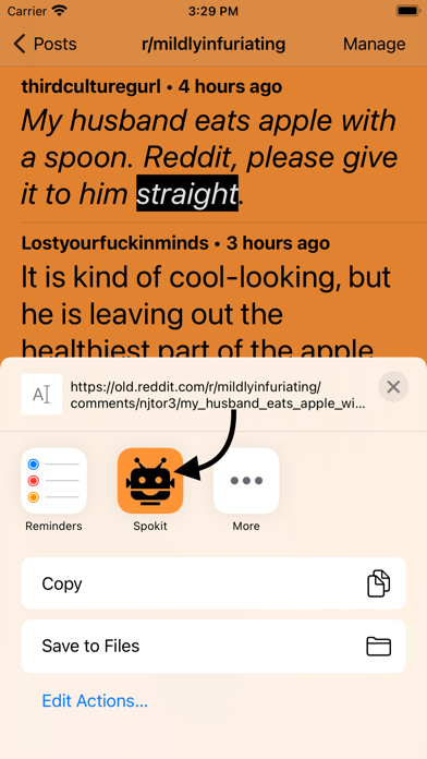 Spokit - Reddit Text-To-Speech screenshot 4