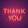 Thank You Typography Stickers
