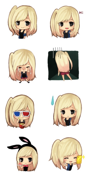 Girls Stickers App screenshot-8