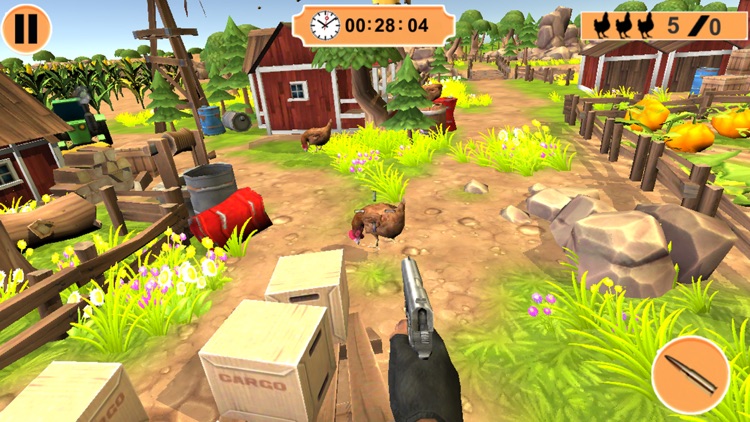 Crazy Farm Chicken Gun Shooter screenshot-4