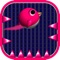 Climb the pink bird back and forth up to the top, avoid the spikes and save the bluebird