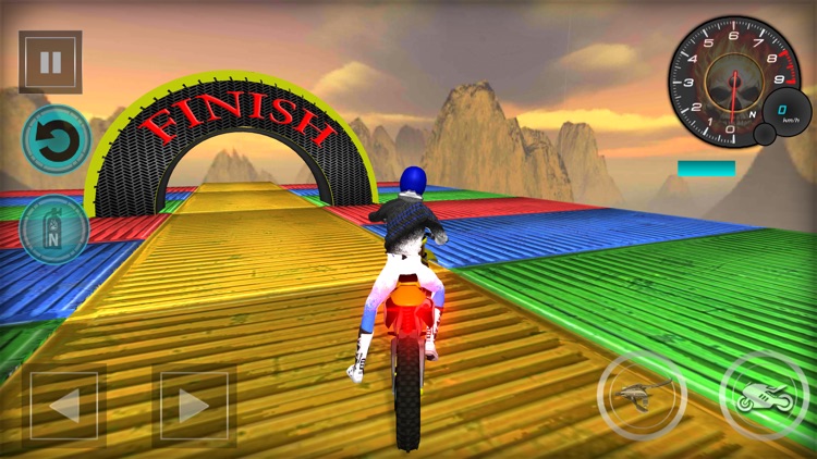 Mega Ramp Bike Stunts Sim screenshot-4