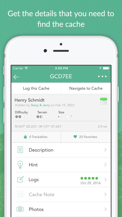 Cachly - Geocaching