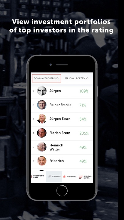 Dominant investors: Stocks screenshot-5
