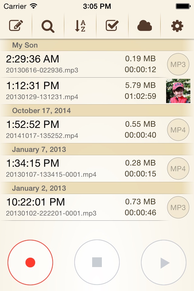 Voice Record Pro 7 screenshot 4