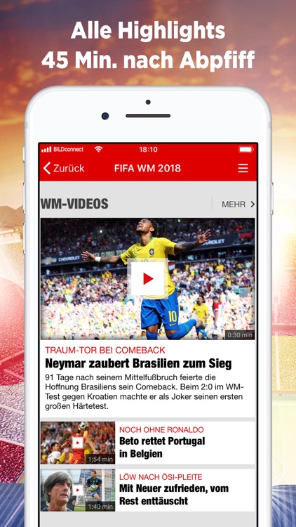 Sport BILD - WM 2018 News