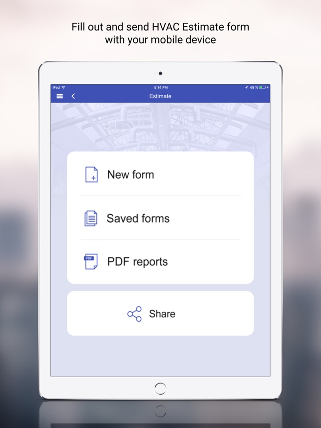 hvac estimate on the app store