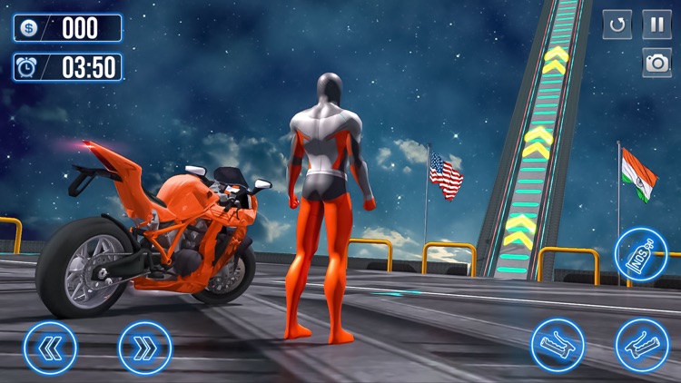 Superhero Bike Racing Game