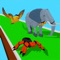 Shift Race game with Animals tiger , Elephant , Money Many more Transform