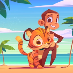 Monkey Teach Tiger FruitMath