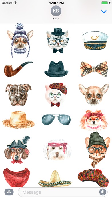Cat & Dog Pals Emoji screenshot 2