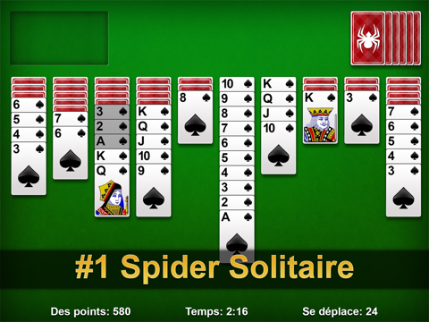 Screenshot #4 pour Spider Solitaire Pro ▻