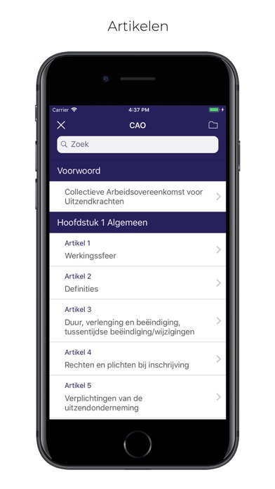 How to cancel & delete CAO voor Uitzendkrachten from iphone & ipad 3