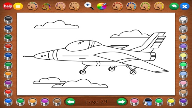 Coloring Book 12: Planes(圖4)-速報App