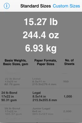 Game screenshot Paper Weight Calculator mod apk