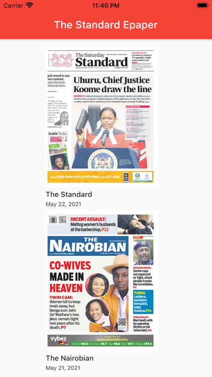 The Standard Digital e-Paper