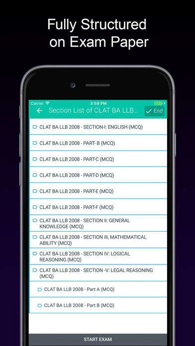 qlib CLAT-Previous exam papers screenshot 4