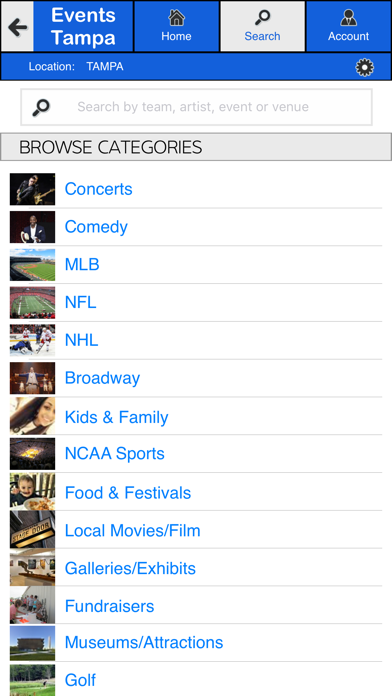 How to cancel & delete Events Tampa from iphone & ipad 3